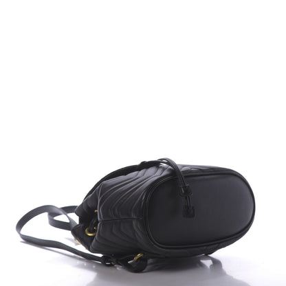Gucci Calfskin Matelasse GG Marmont Flap Backpack Black 3 of 10