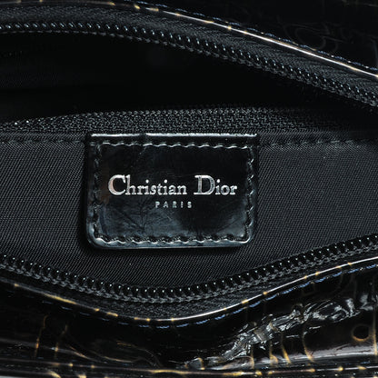 Christian Dior Patent Diorissimo Medium Lady Dior Black 7 of 8