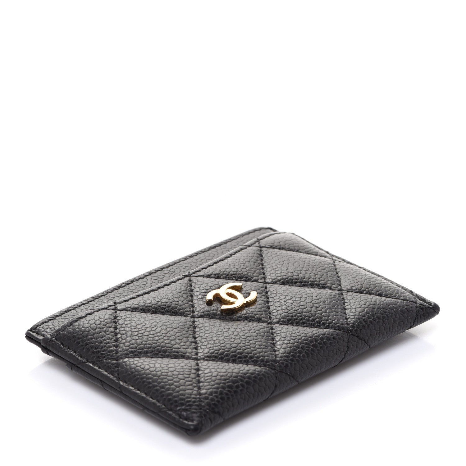 Chanel Caviar Quilted Card Holder Black 4 of 9