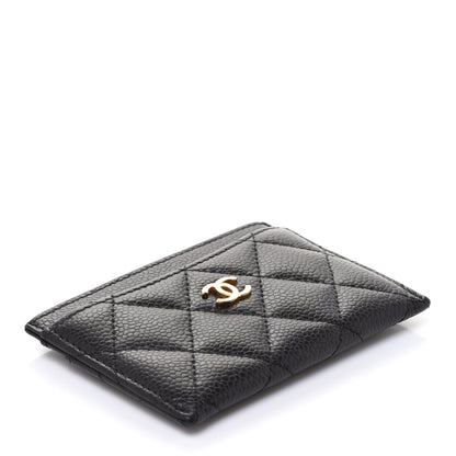 Chanel Caviar Quilted Card Holder Black 4 of 9