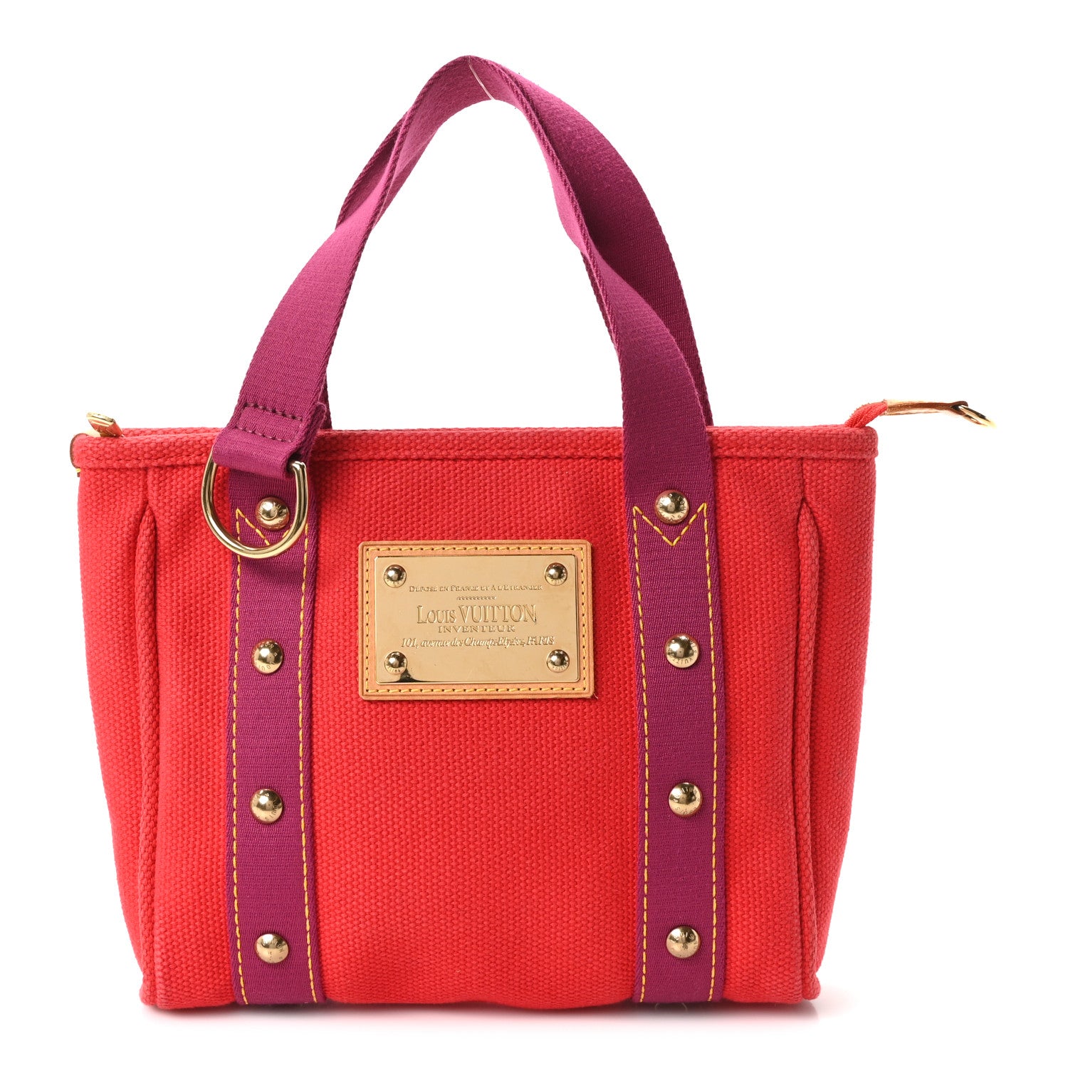 Louis Vuitton Antigua Cabas PM Red 1 of 10