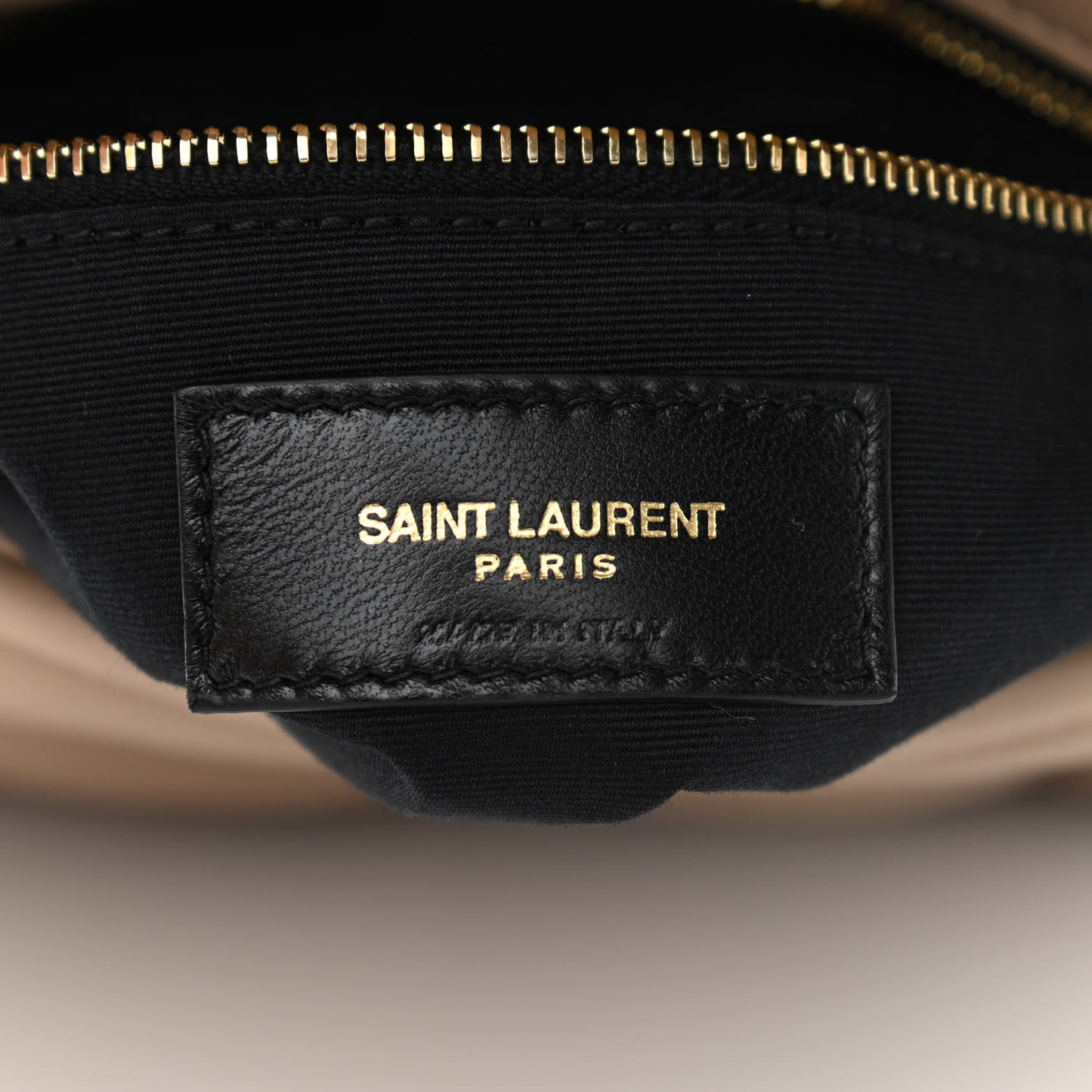 Lambskin Quilted Toy Loulou Puffer Monogram Chain Satchel Nude Powder