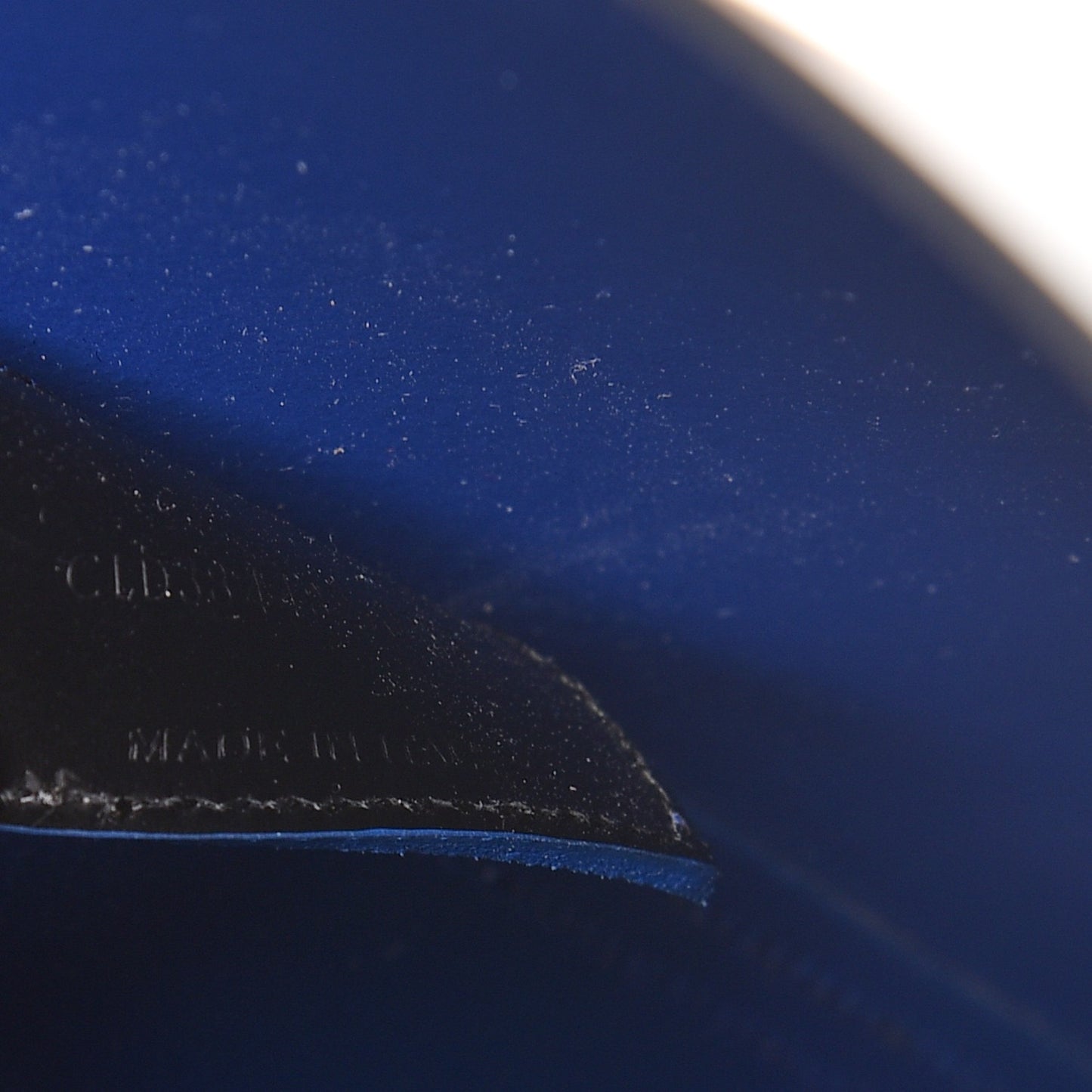 Calfskin Classic Monogram Double Face Tote Nero Blue Majorelle