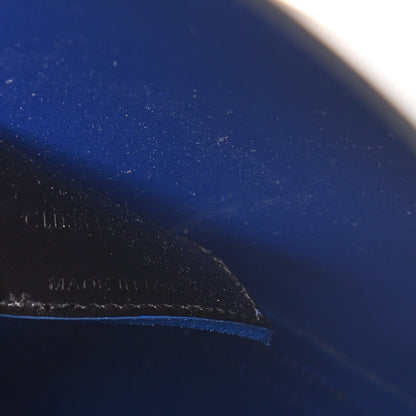 Saint Laurent Calfskin Classic Monogram Double Face Tote Nero Blue Majorelle 9 of 9