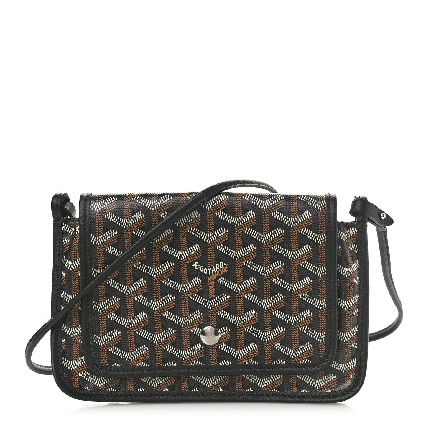 Goyardine Plumet Wallet Clutch Black