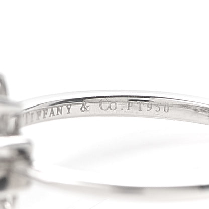 Tiffany Platinum Diamond Enchant Garden Flower Ring 49 4.75 5 of 6
