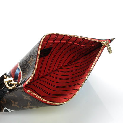 Louis Vuitton Monogram World Tour Neverfull MM GM Pochette 5 of 6