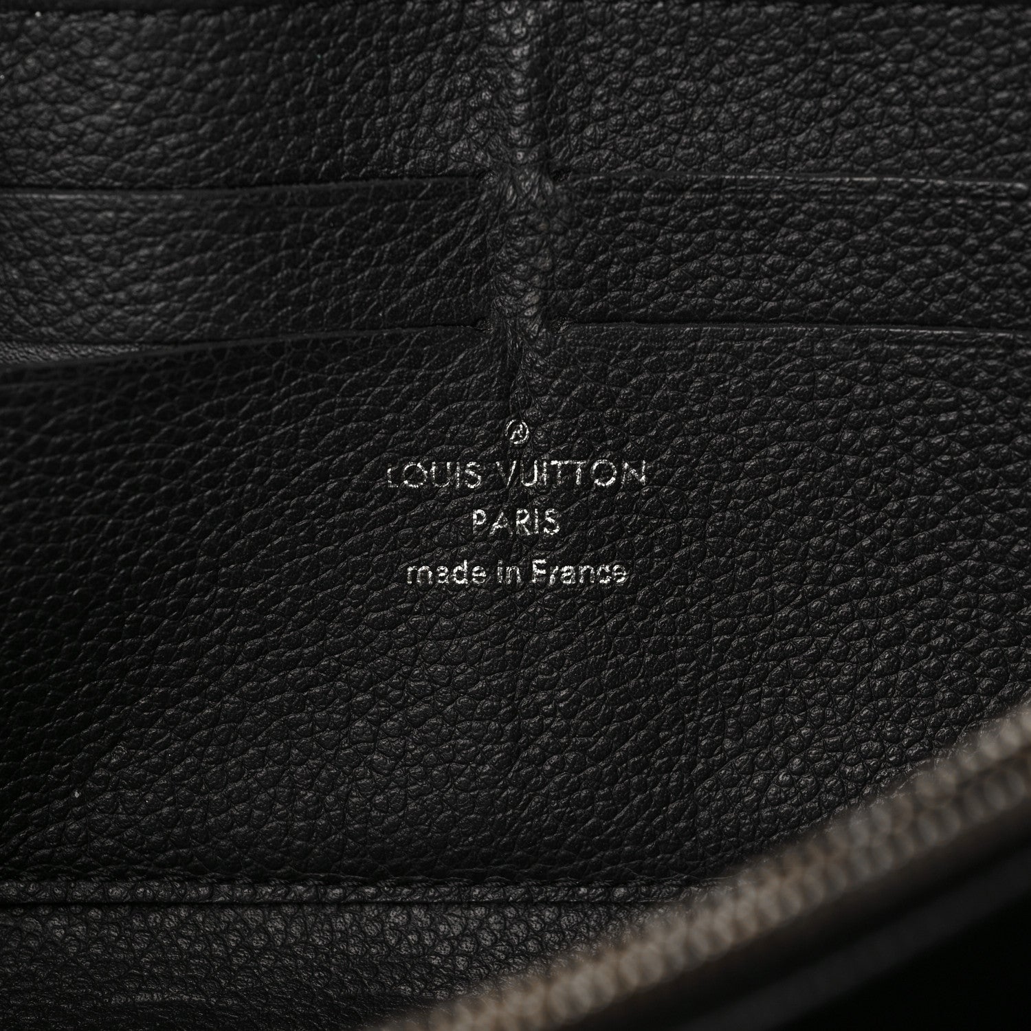 Louis Vuitton Empreinte Zippy Wallet Black 6 of 9