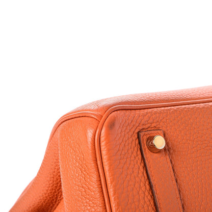 Hermes Togo Birkin 35 Orange 7 of 36