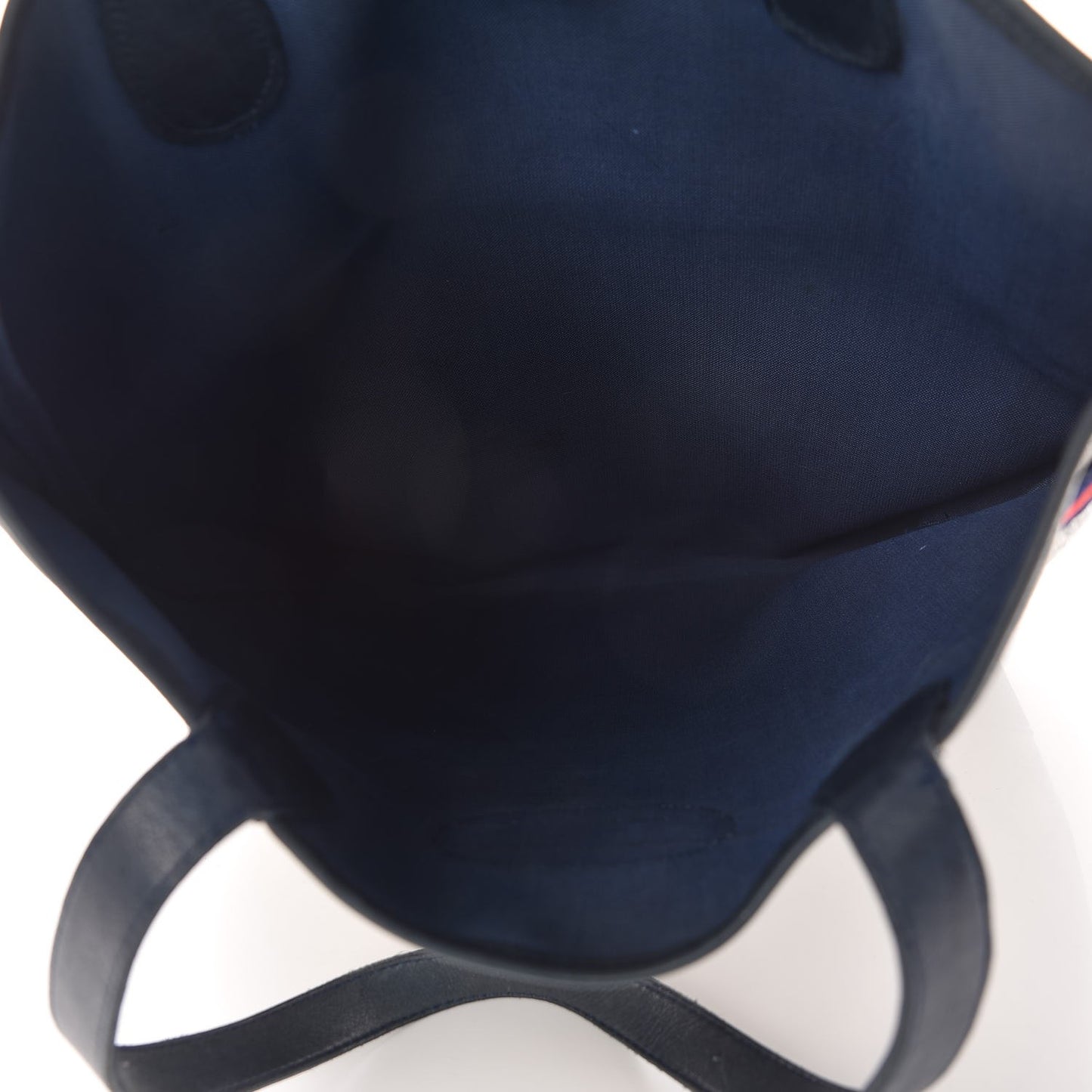 GG Plus Monogram Web Tote Navy Blue