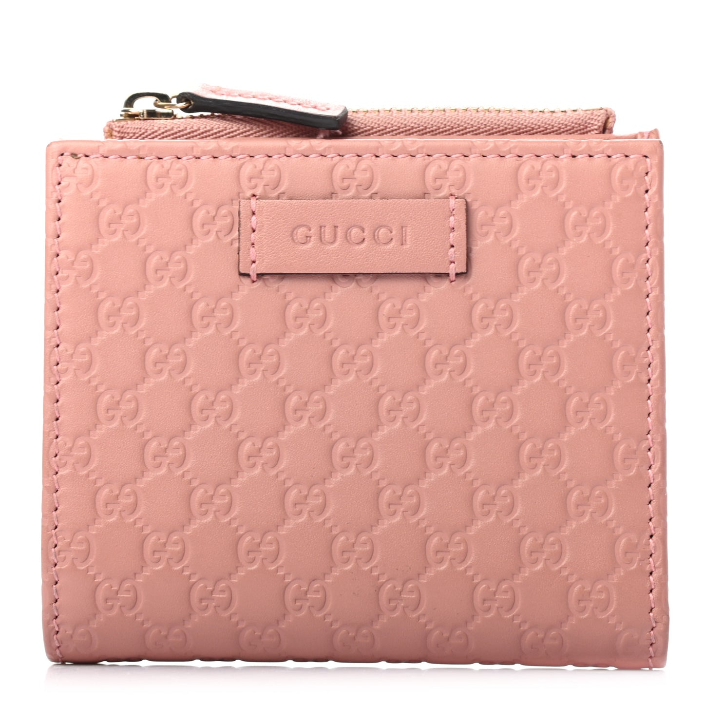 Microguccissima Bi-Fold Wallet Soft Pink