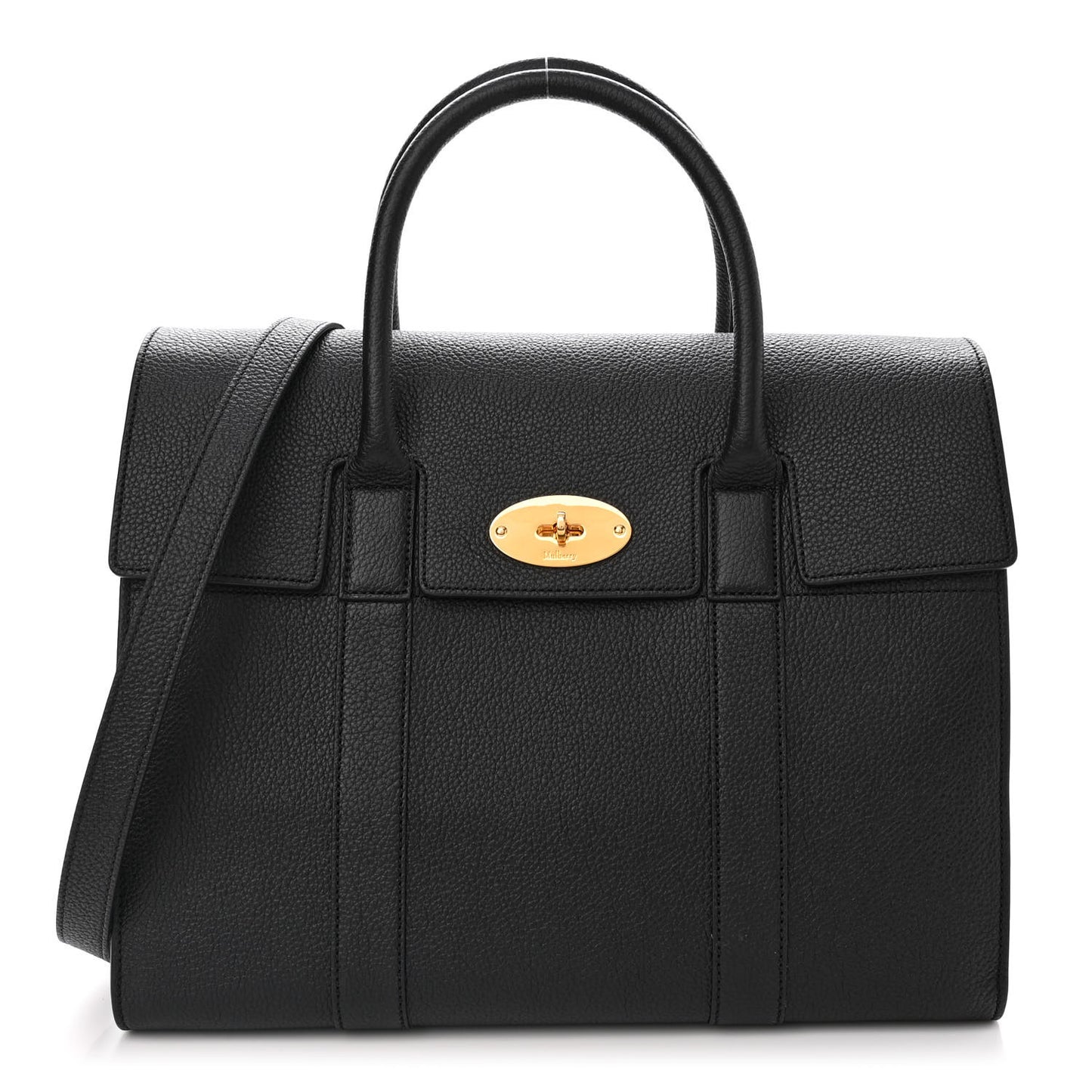 Classic Grain Calfskin New Bayswater Black