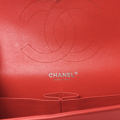 Chanel Patent Calfskin Quilted Medium Double Flap Red 6 of 10