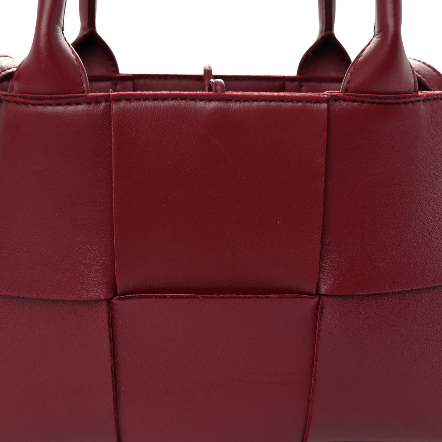 Bottega Veneta Nappa Maxi Intreccio Mini Arco Tote Barolo 8 of 10