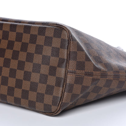 Louis Vuitton Damier Ebene Neo Neverfull MM Rose Ballerine 10 of 15