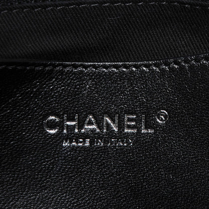Chanel Metallic Patent Quilted Medium Just Mademoiselle Bowling Bag Gold Degrade 6 of 7