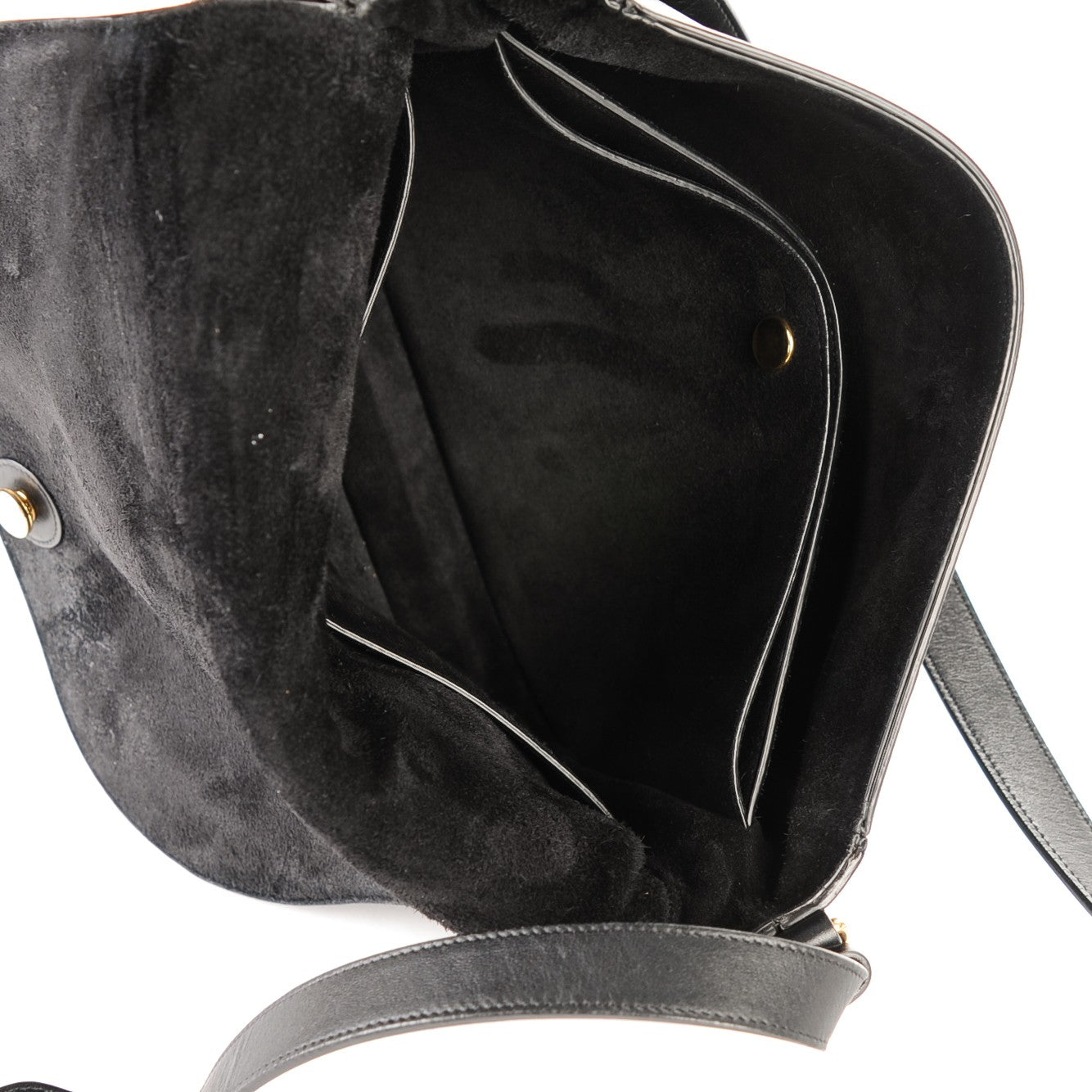 Natural Calfskin Trotteur Messenger Black