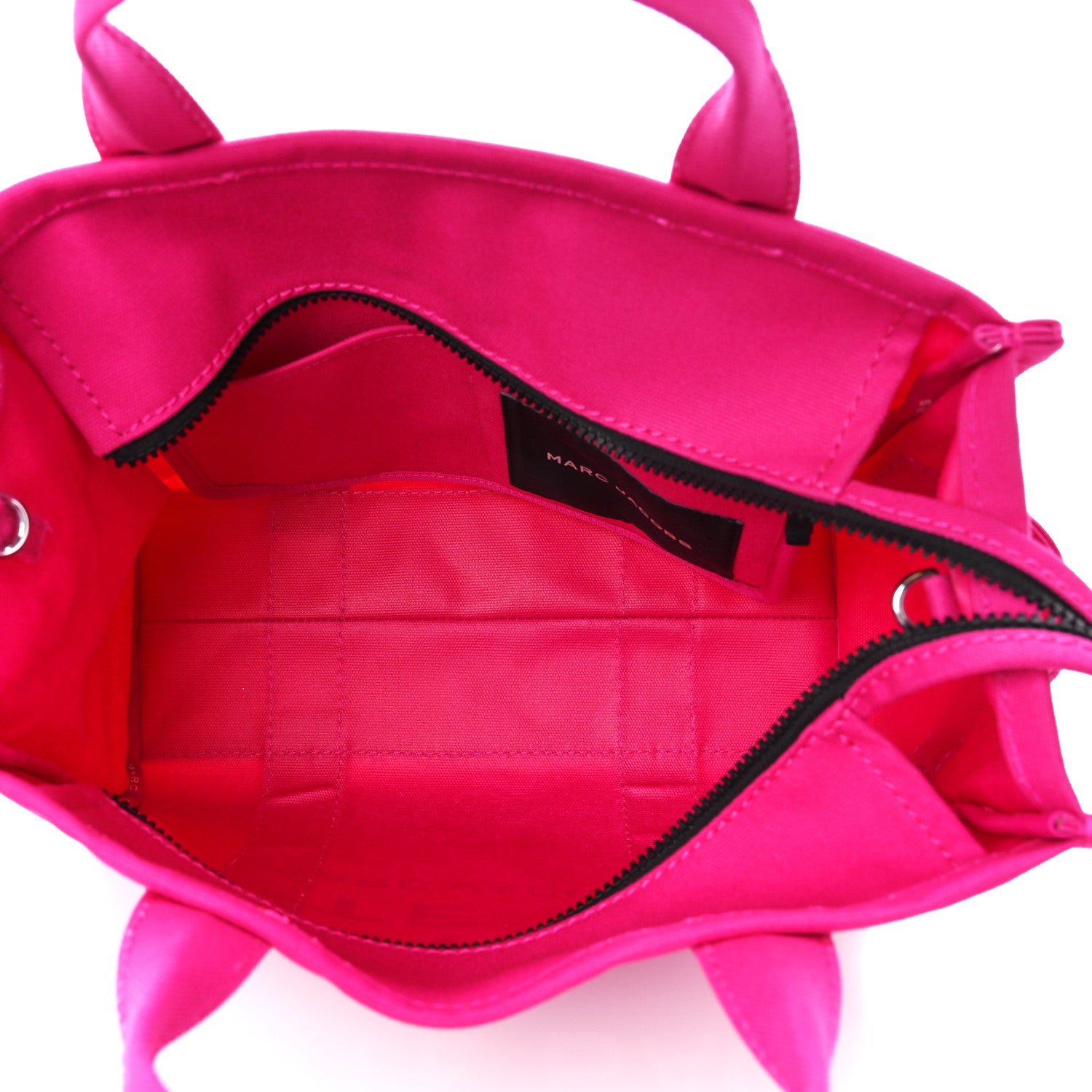 Marc Jacobs Cotton Canvas Medium The Traveler Tote Bag Pink 5 of 11