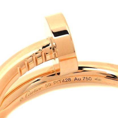 Cartier 18K Yellow Gold Juste Un Clou Ring 59 8.75 4 of 5