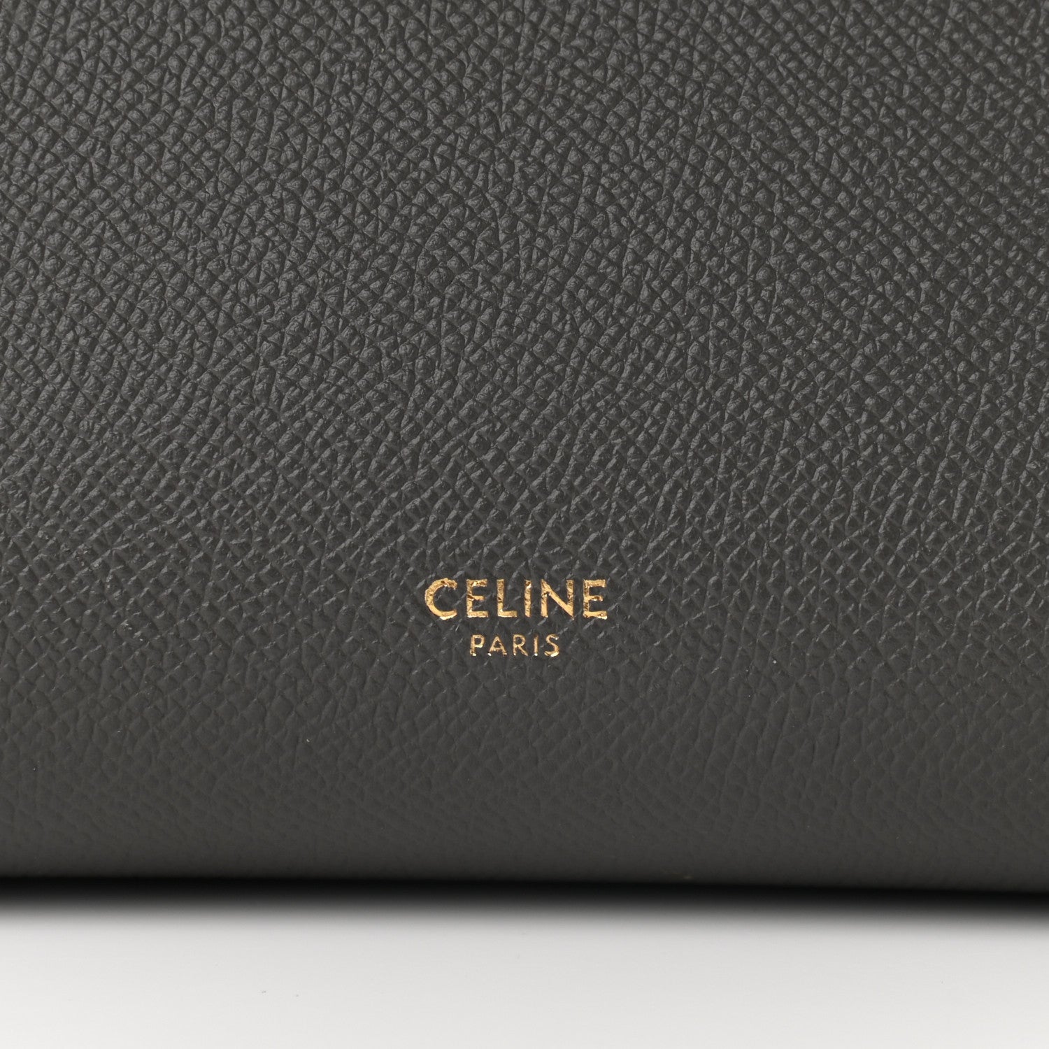 Celine Grained Calfskin Micro Belt Bag Grey 7 of 12