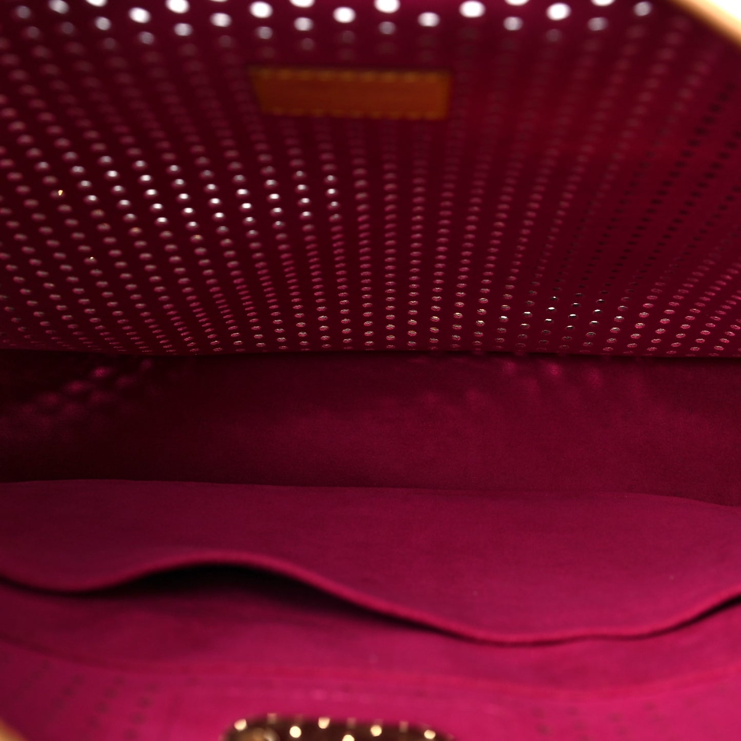 Monogram Perforated Musette Fuchsia