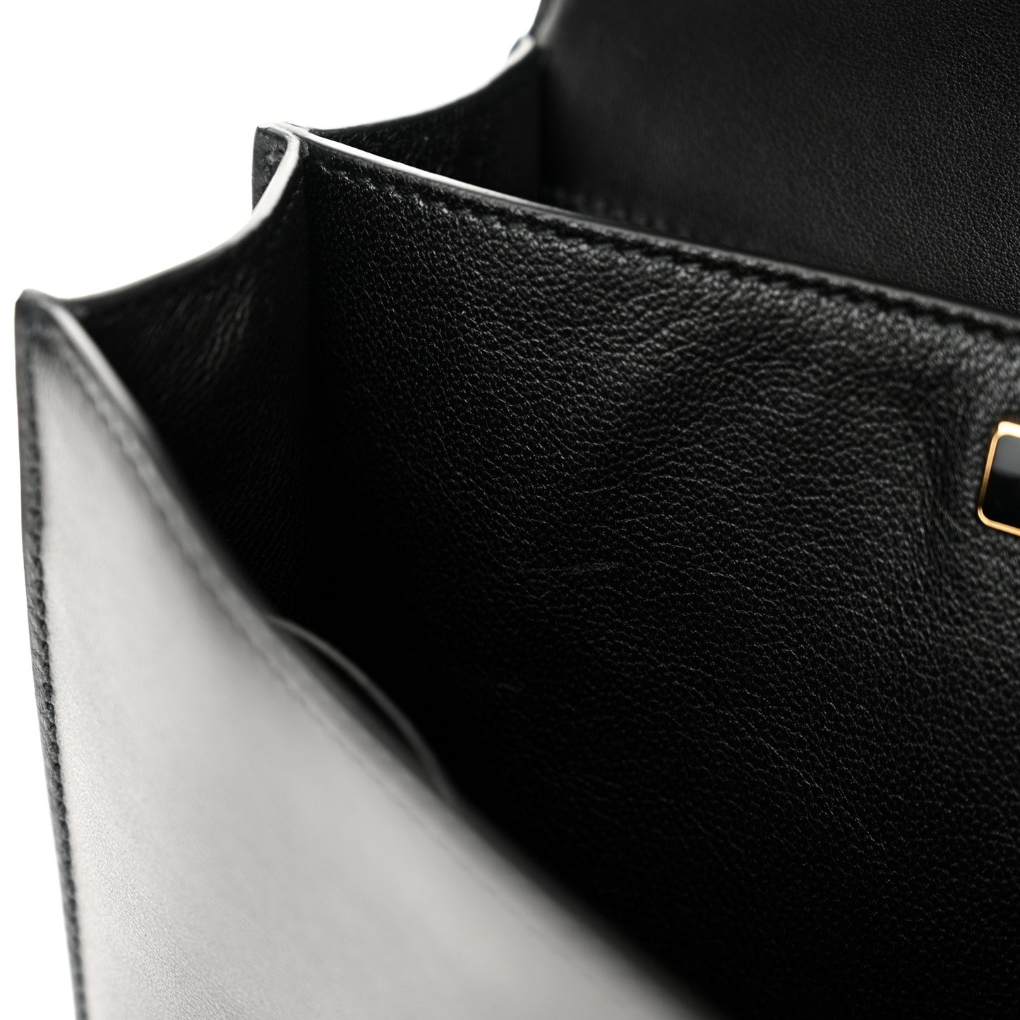City Calf Saffiano Cahier Bag Talco Black