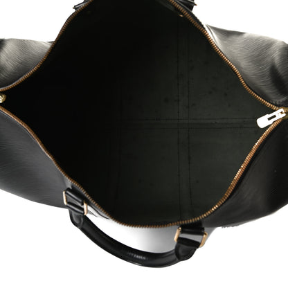 Louis Vuitton Epi Keepall 50 Black 4 of 24