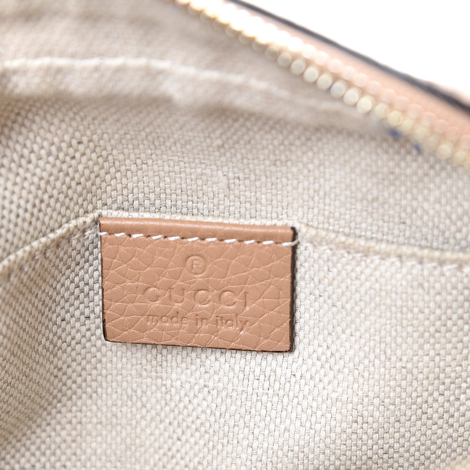 Gucci Pebbled Calfskin Small Soho Disco Bag Rose Beige 5 of 11