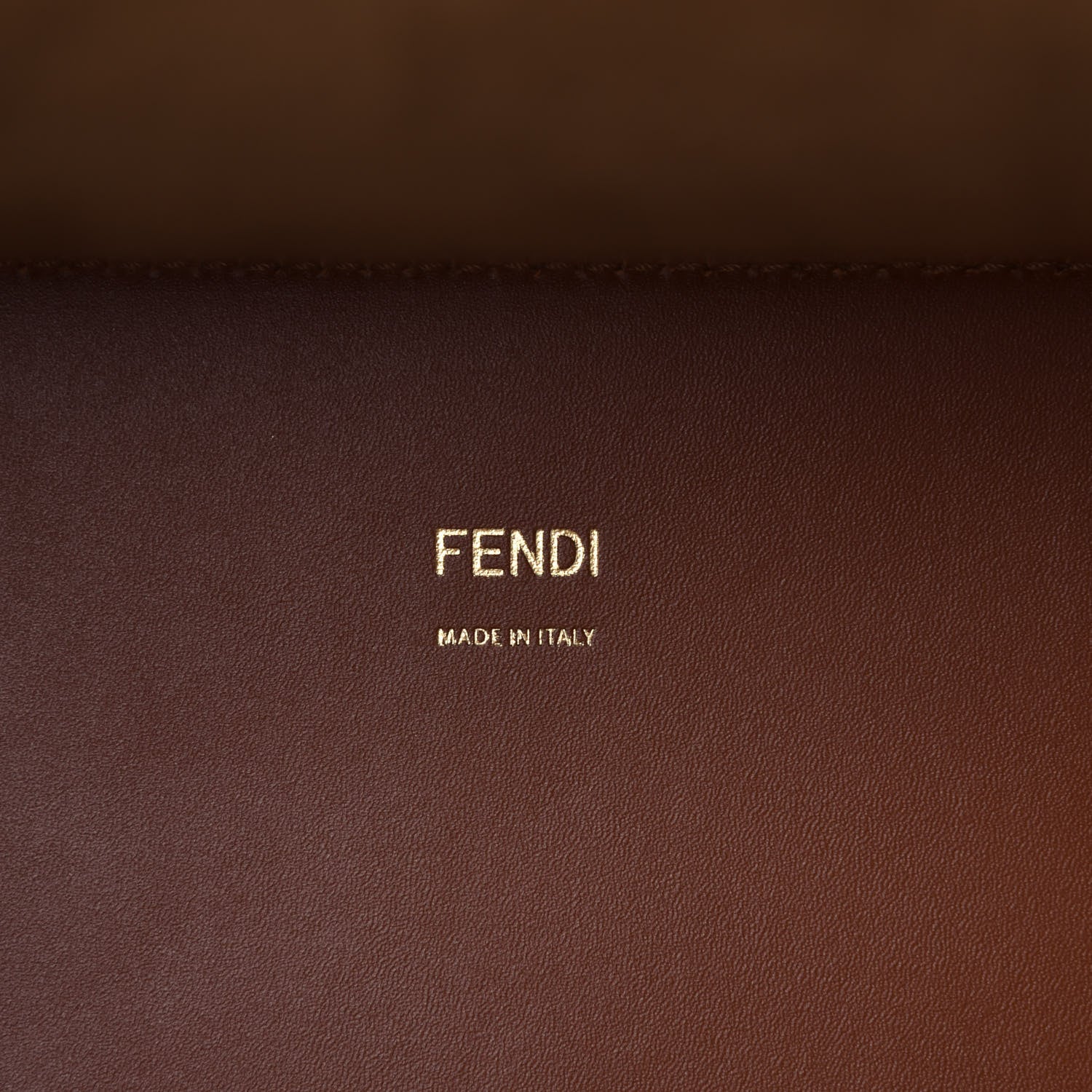 Fendi Vitello King Plexiglass Medium Fendi Sunshine Shopper Tote Cuoio 7 of 10