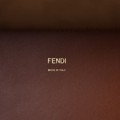 Fendi Vitello King Plexiglass Medium Fendi Sunshine Shopper Tote Cuoio 7 of 10