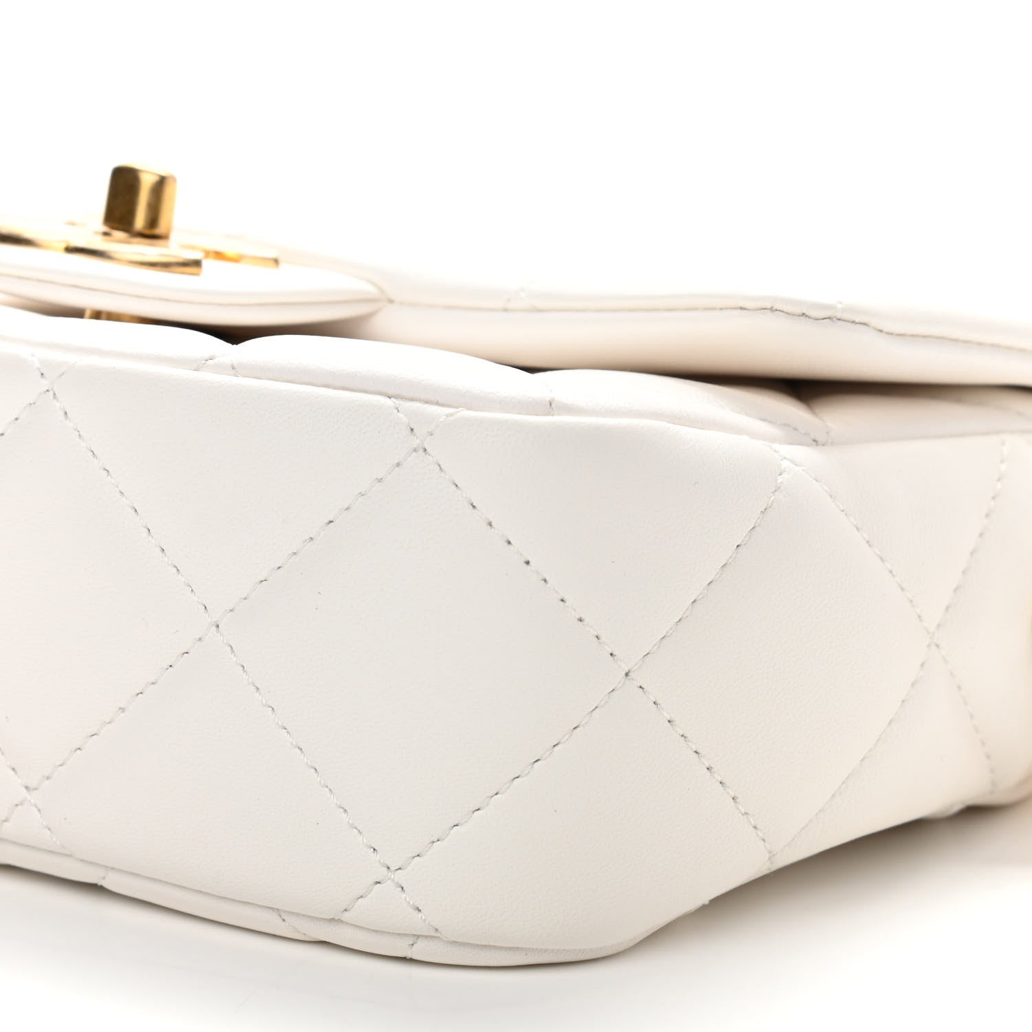 Chanel Lambskin Quilted Mini My Perfect Flap White 6 of 11