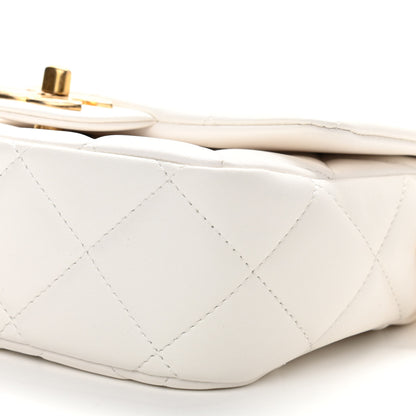 Chanel Lambskin Quilted Mini My Perfect Flap White 6 of 11