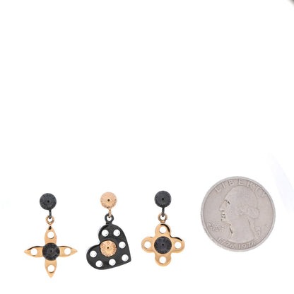 Louis Vuitton Crystal Love Letters Earrings GM Set of 3 2 of 4