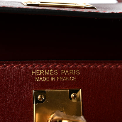 Hermes Box Mini Kelly Sellier 20 Rouge H 10 of 19