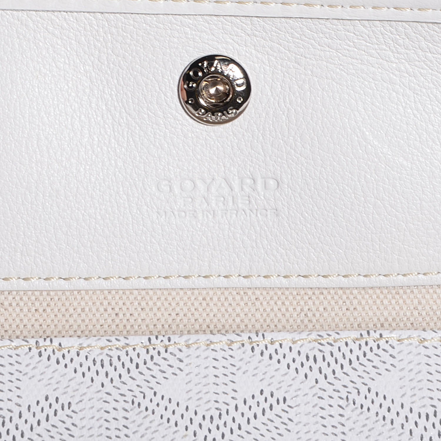 Goyard Goyardine Saint Louis GM White 6 of 10