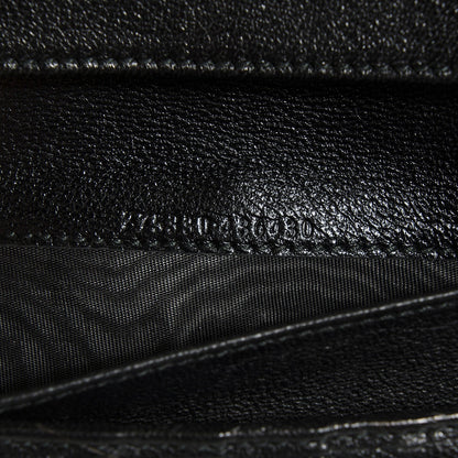 Alexander McQueen Calfskin Skull Continental Wallet Black 8 of 8