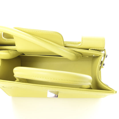 Christian Dior Grained Calfskin Mini Diorever Flap Yellow 4 of 7