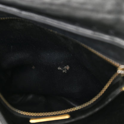 Bottega Veneta Nappa Intrecciato Crossbody Flap Bag Black 7 of 9