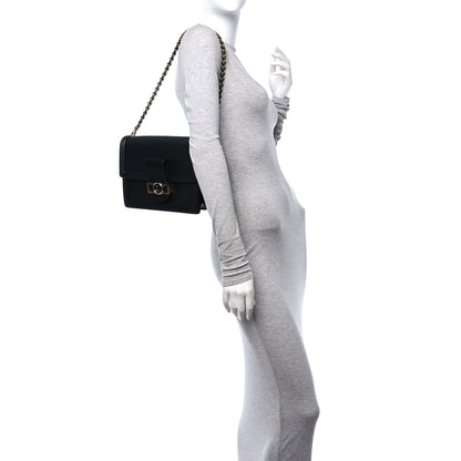 Louis Vuitton Epi Dauphine MM Black 2 of 10