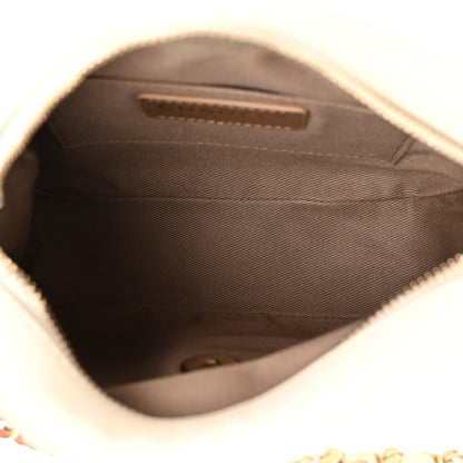 Chanel Goatskin Quilted Small Casual Trip Camera Case White 5 of 10