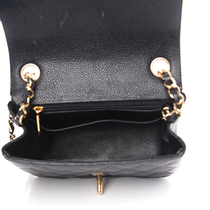 Chanel Caviar Quilted Mini Square Flap Black 4 of 13