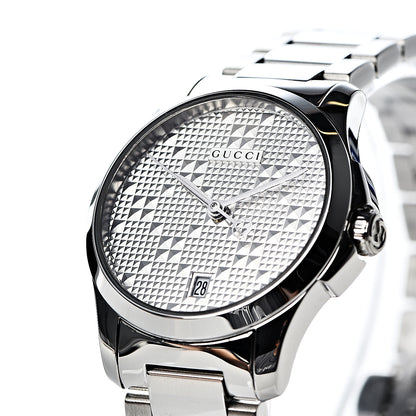 Gucci Stainless Steel 27mm G-Timeless Diamante Quartz Watch 8 of 9