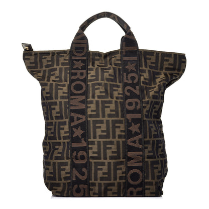 Fendi Zucca Shopping Tote Tobacco 1 of 8