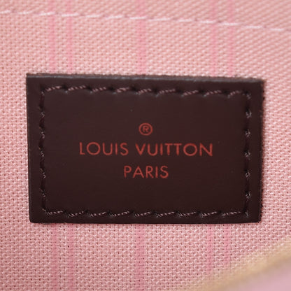Louis Vuitton Damier Ebene Neverfull MM GM Pochette Rose Ballerine 6 of 8