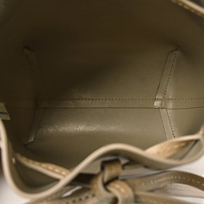 Mansur Gavriel Saffiano Mini Bucket Bag Elefante 5 of 9