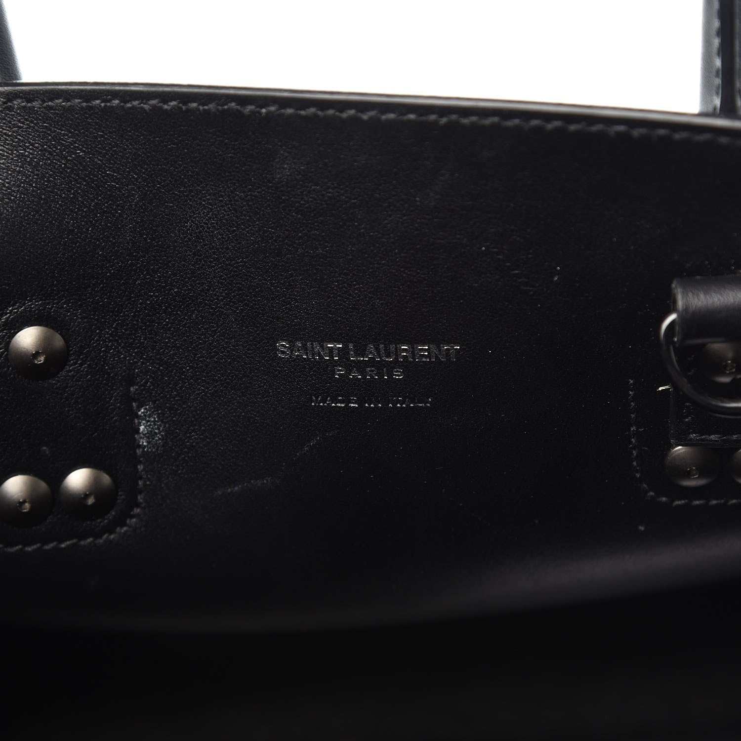 Saint Laurent Calfskin Baby Sac De Jour Black 9 of 12
