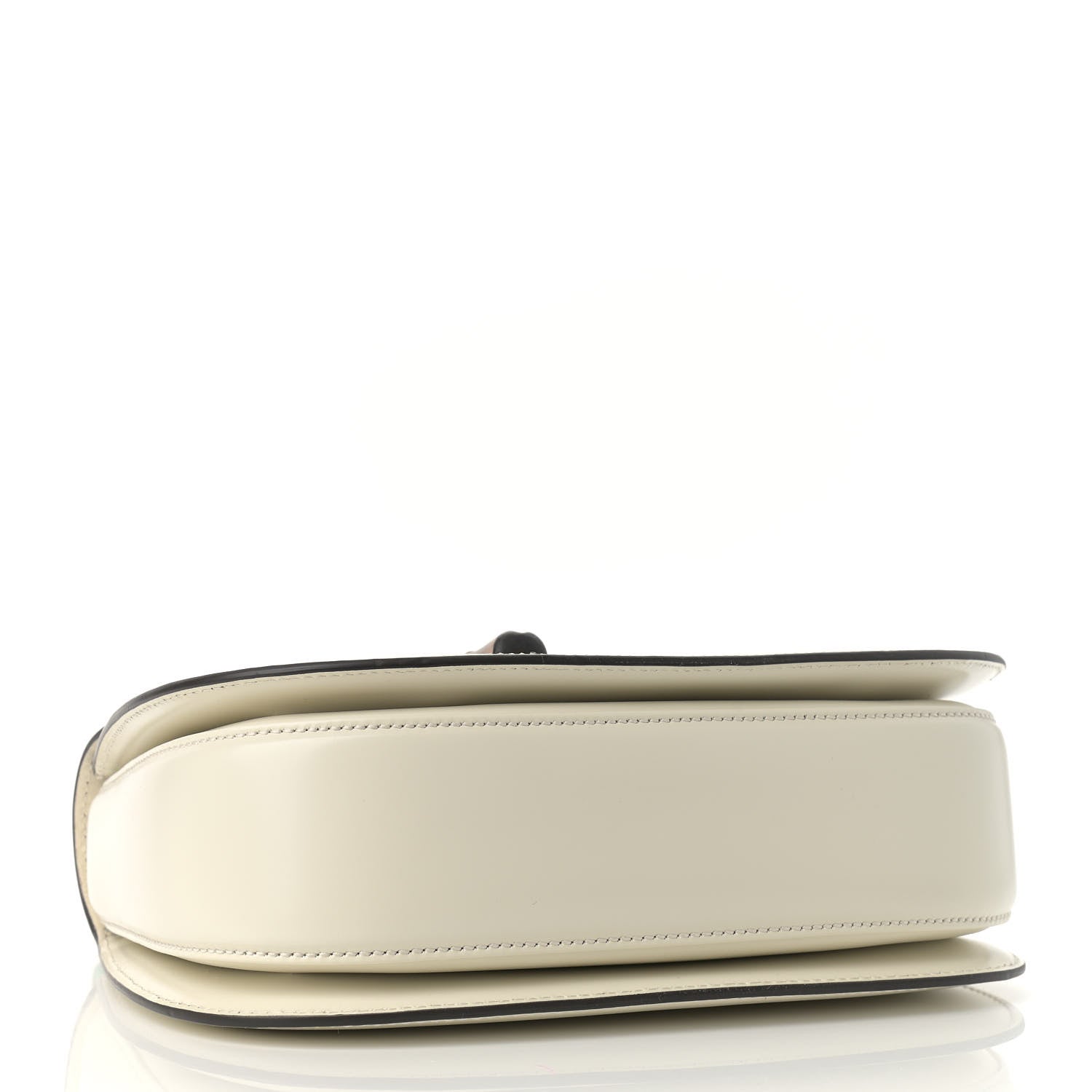 Gucci Calfskin Plexiglass Medium Classic 2 Top Handle Bag White 4 of 14