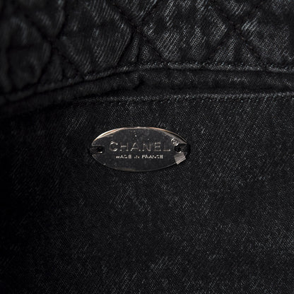 Chanel Denim Quilted Denimpression Flap Green Blue 9 of 11