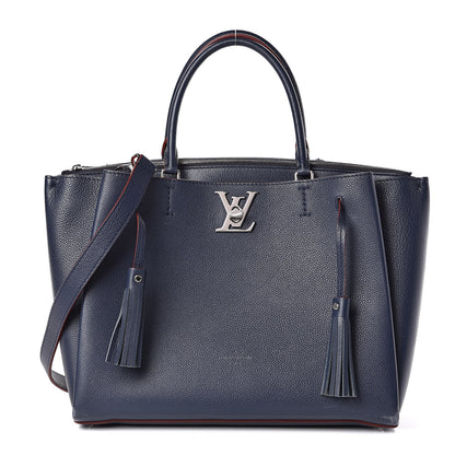 Louis Vuitton Calfskin Lockmeto Marine Rouge 1 of 10