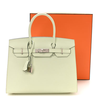 Hermes Epsom Sellier Birkin 30 Vert Fizz 11 of 11
